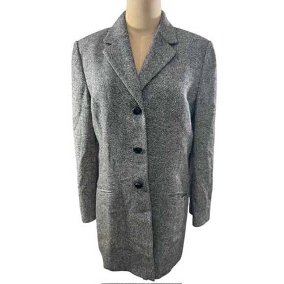 "Nordstrom" Vintage 2004 Houndstooth Size 10 Office Work Preppy Classy Old Money - Picture 1 of 12